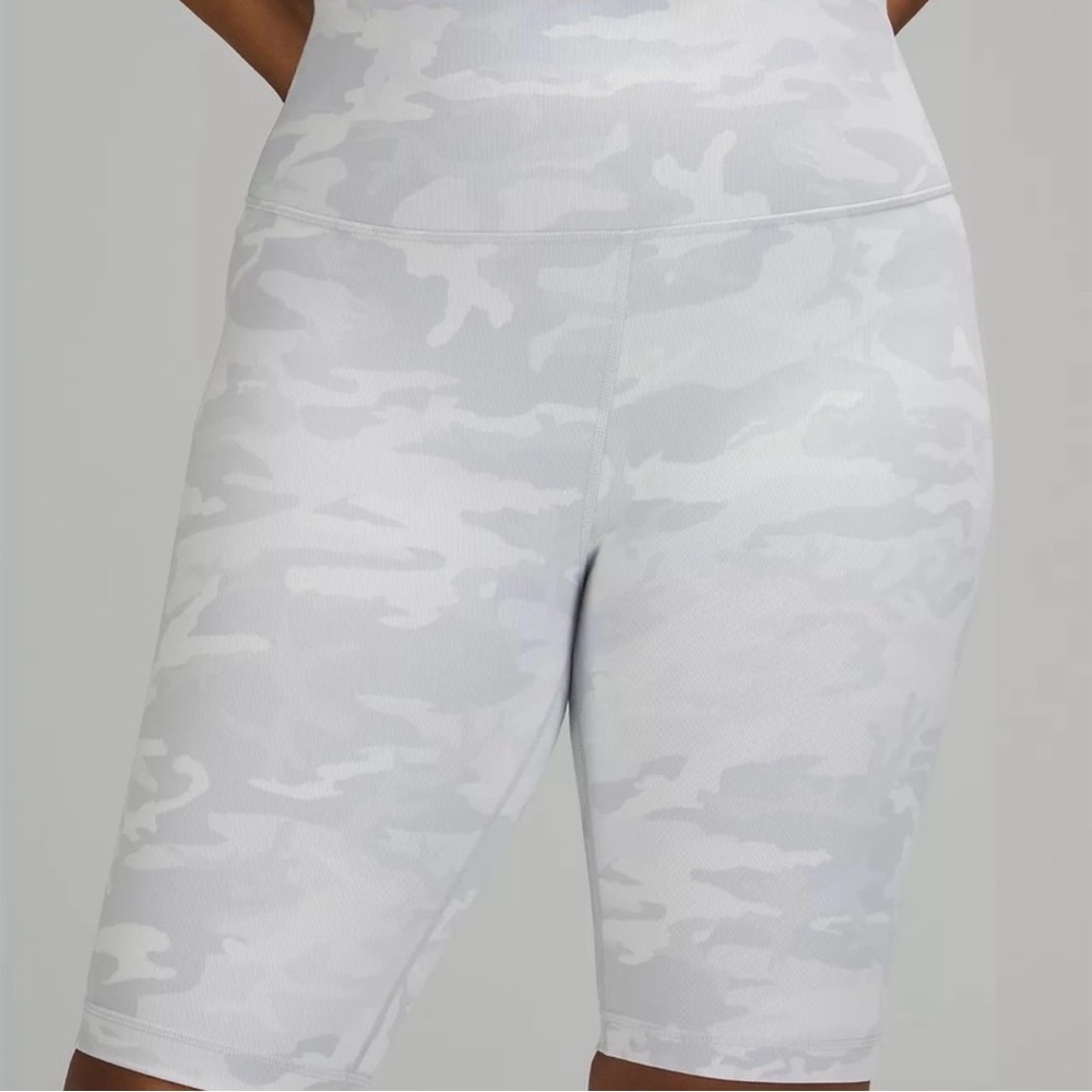 Lululemon Wunder Under High Rise Shorts Cognito Camo